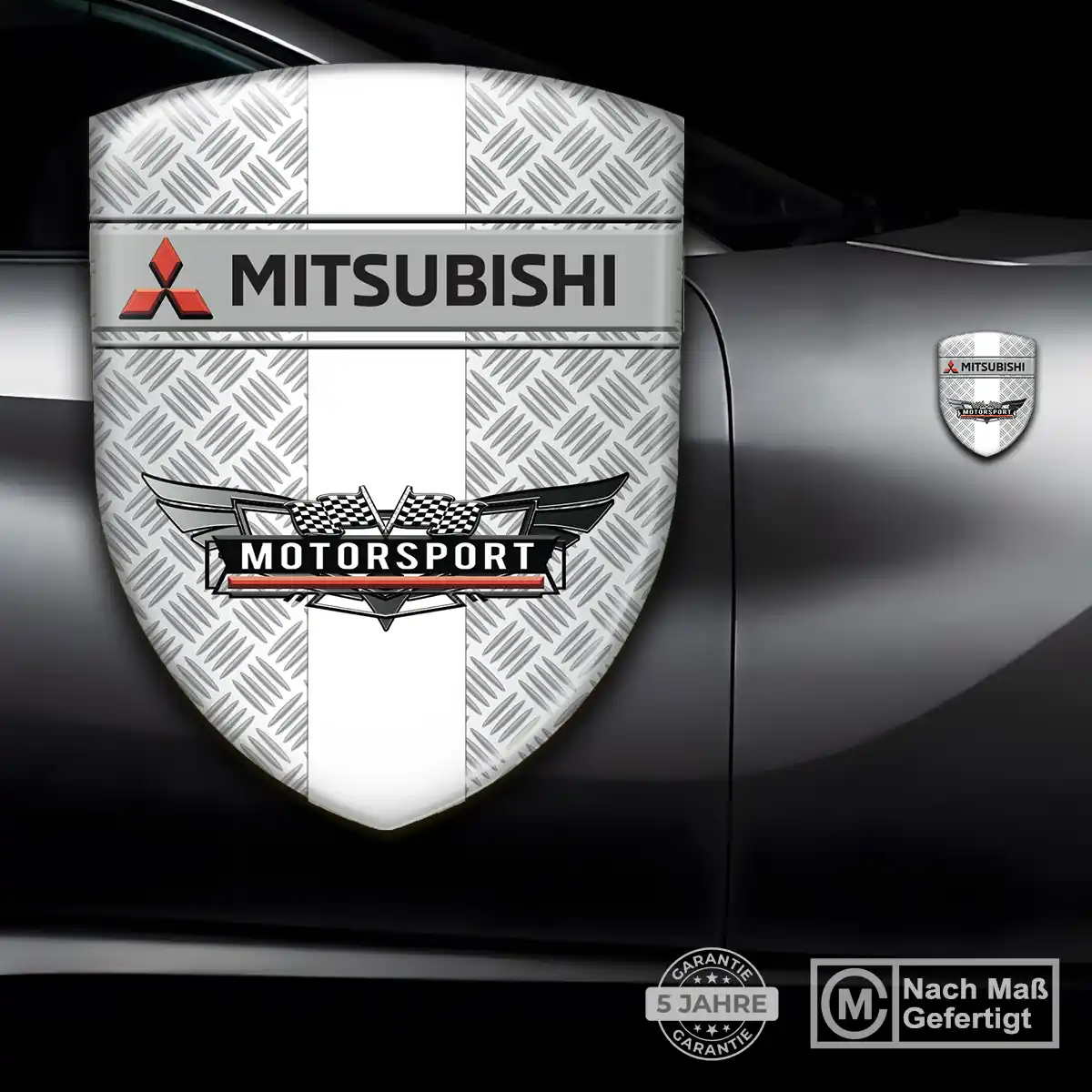 Mitsubishi Emblem Aufkleber Wappen Auto Premium-Edition