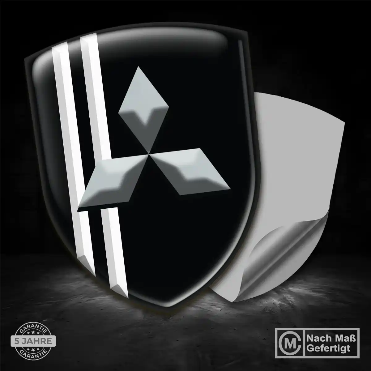 Mitsubishi Emblem Aufkleber Wappen Auto Premiumqualität