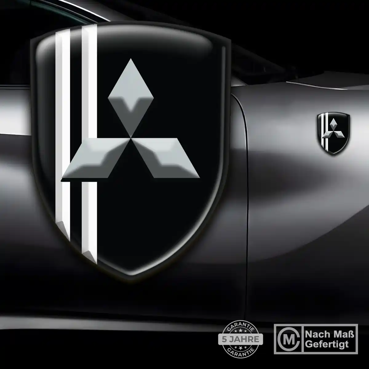 Mitsubishi Emblem Aufkleber Wappen Auto Premiumqualität