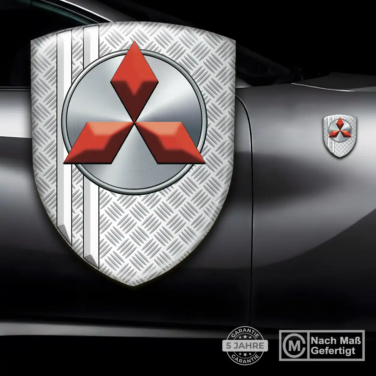 Mitsubishi Emblem Aufkleber Wappen Exterieurdesign