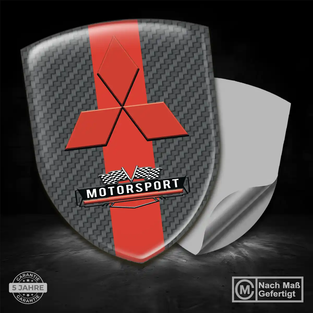 Mitsubishi Emblem Aufkleber Wappen Hohe Qualität