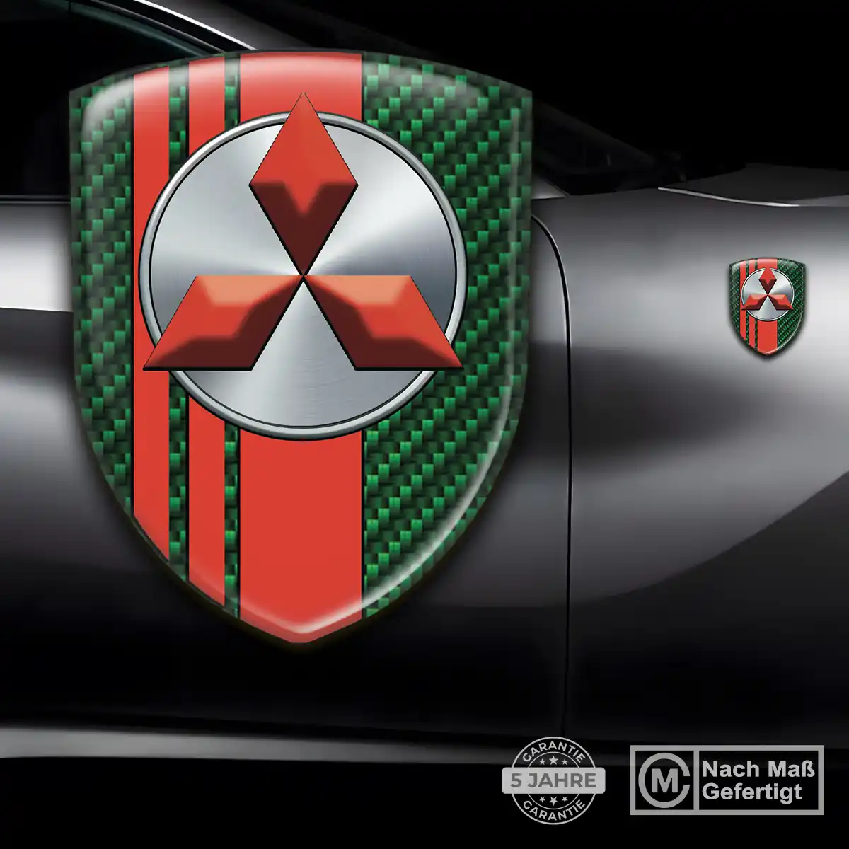 Mitsubishi Emblem Aufkleber Wappen Limitierte Auflage