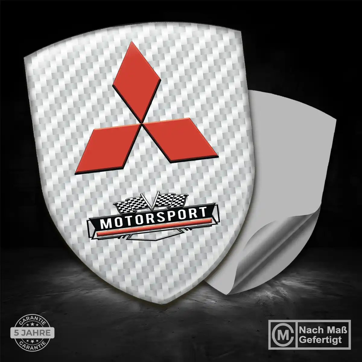 Mitsubishi Emblem Aufkleber Wappen Luxus-Edition