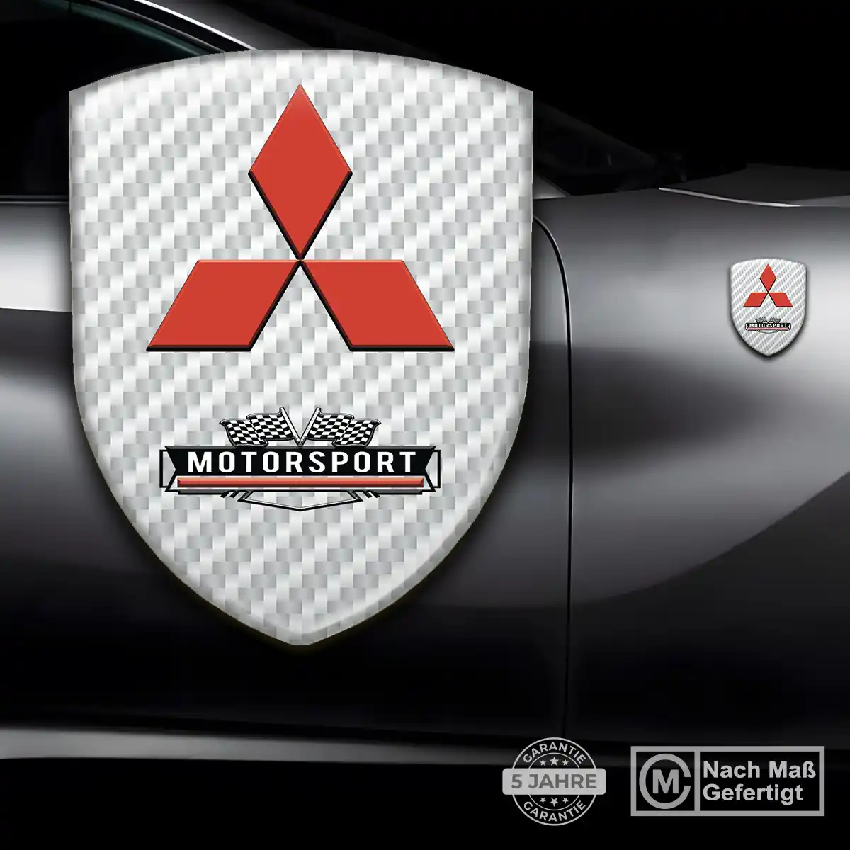 Mitsubishi Emblem Aufkleber Wappen Luxus-Edition
