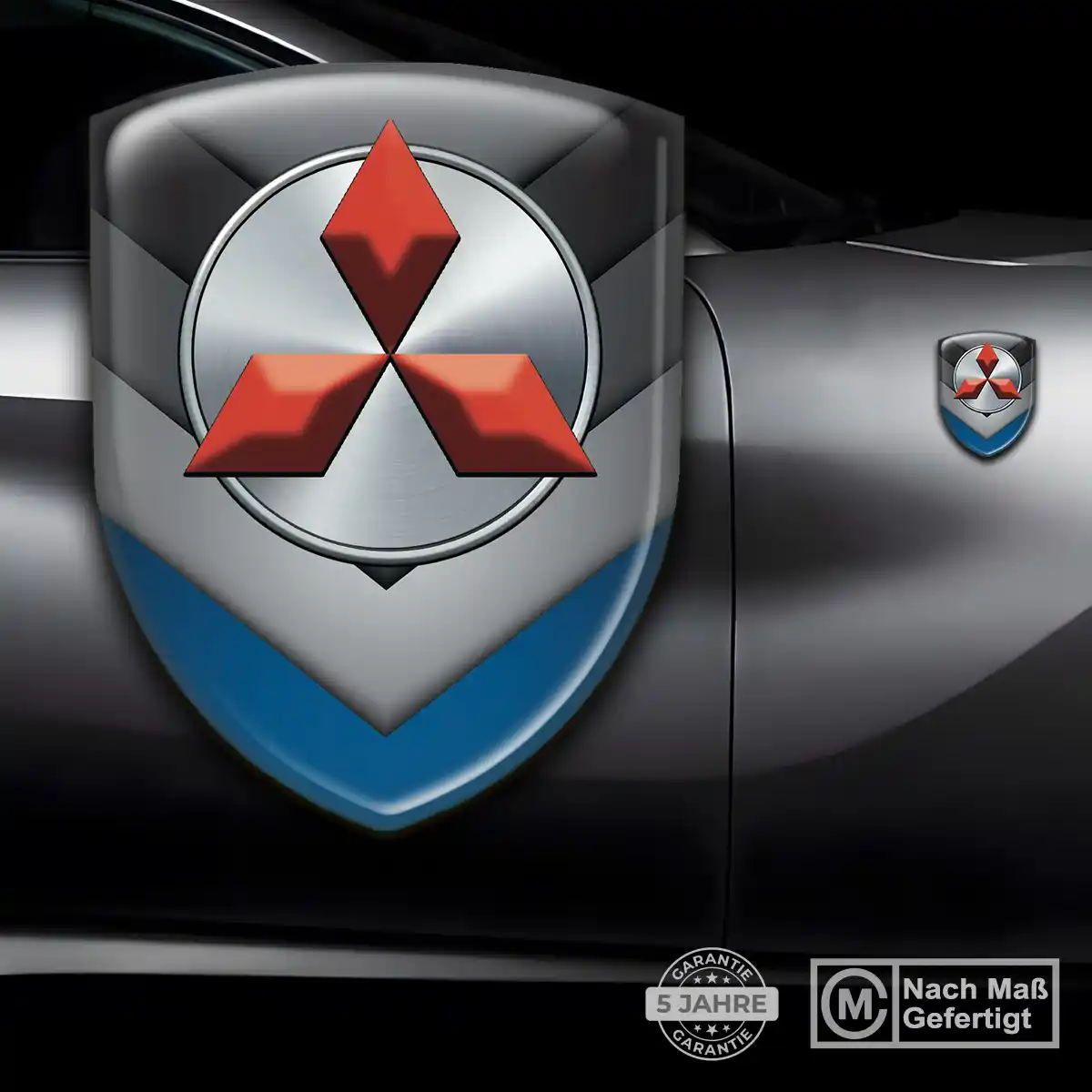 Mitsubishi Emblem Aufkleber Wappen Premiumqualität