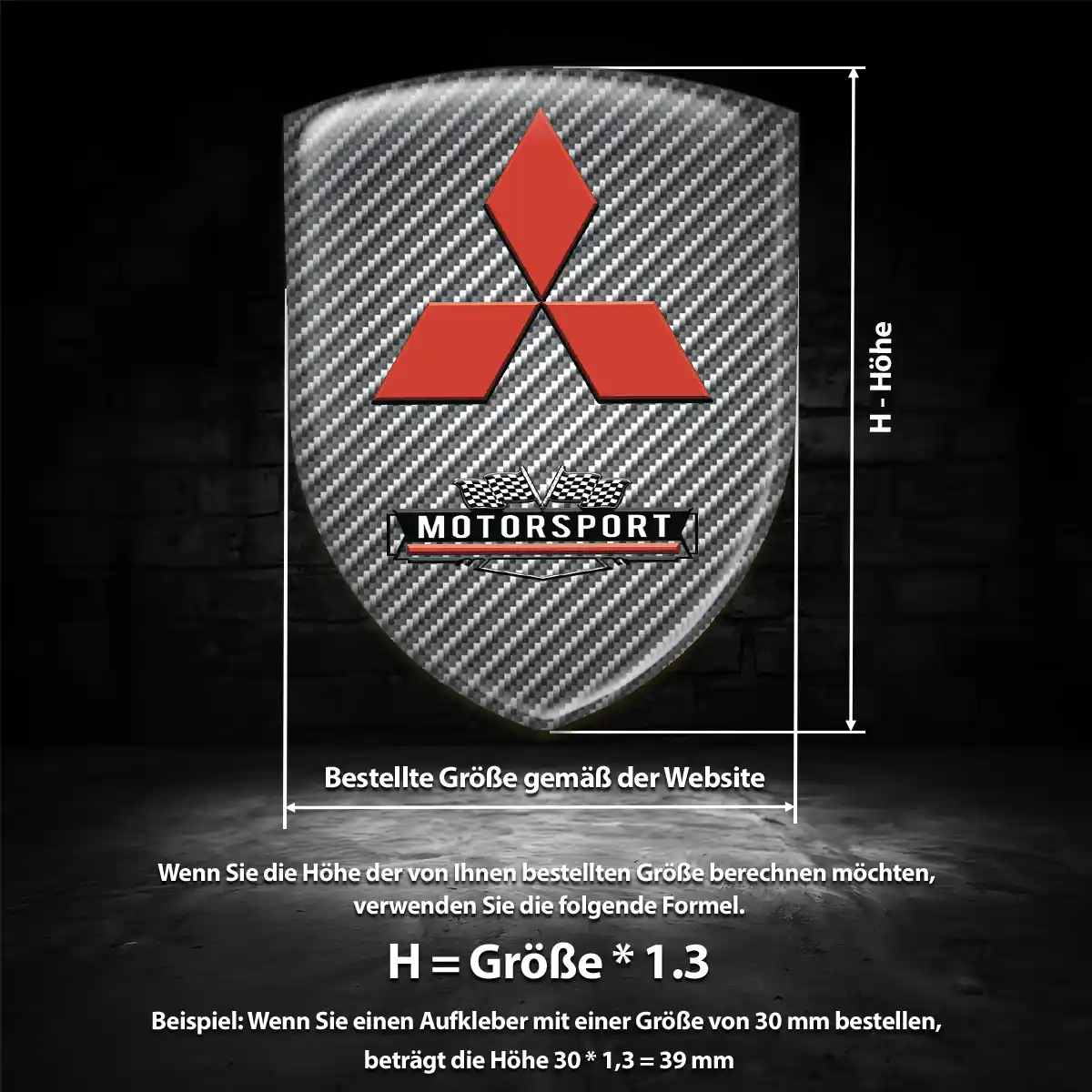 Mitsubishi Emblem Auto Exterieurdesign