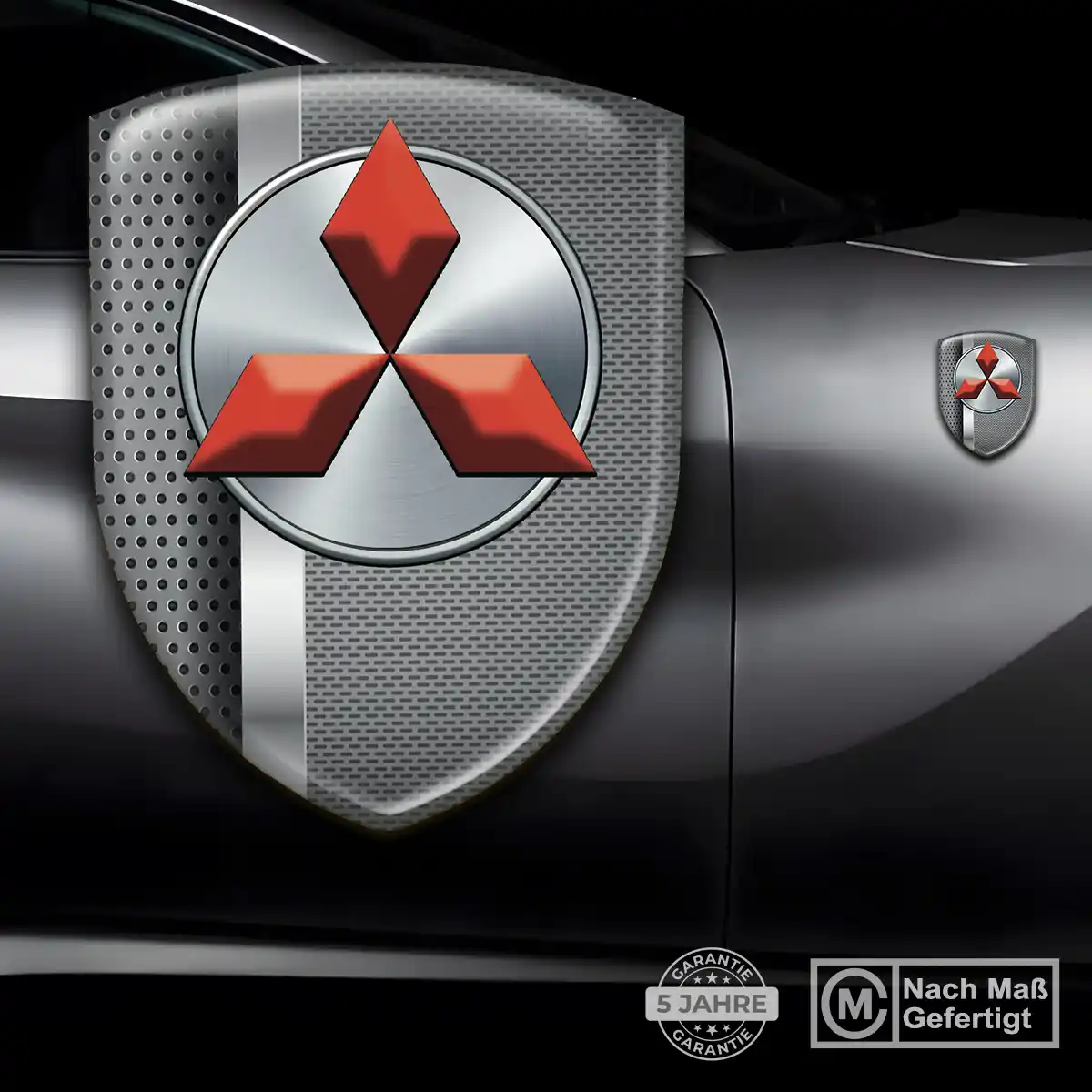 Mitsubishi Emblem Auto Stilvolles Design