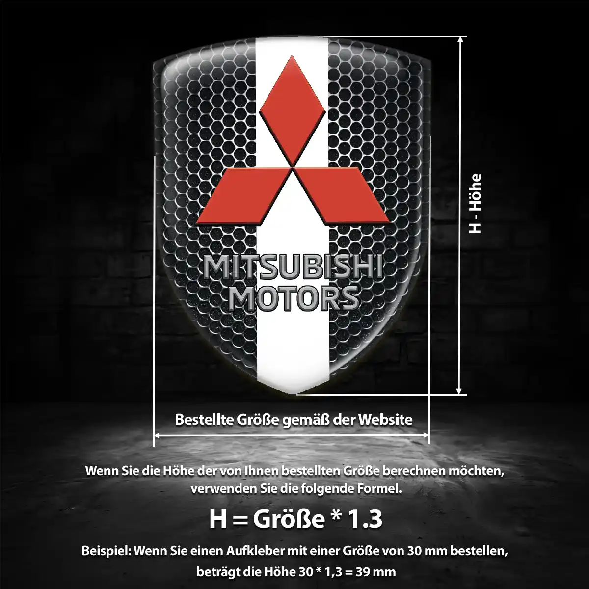 Mitsubishi Emblem Interieurdesign