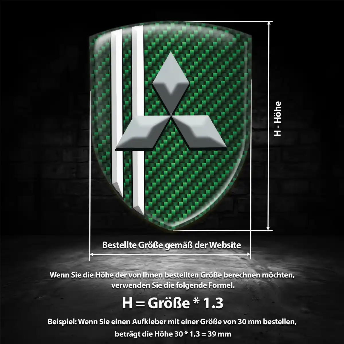 Mitsubishi Emblem Limitierte Auflage