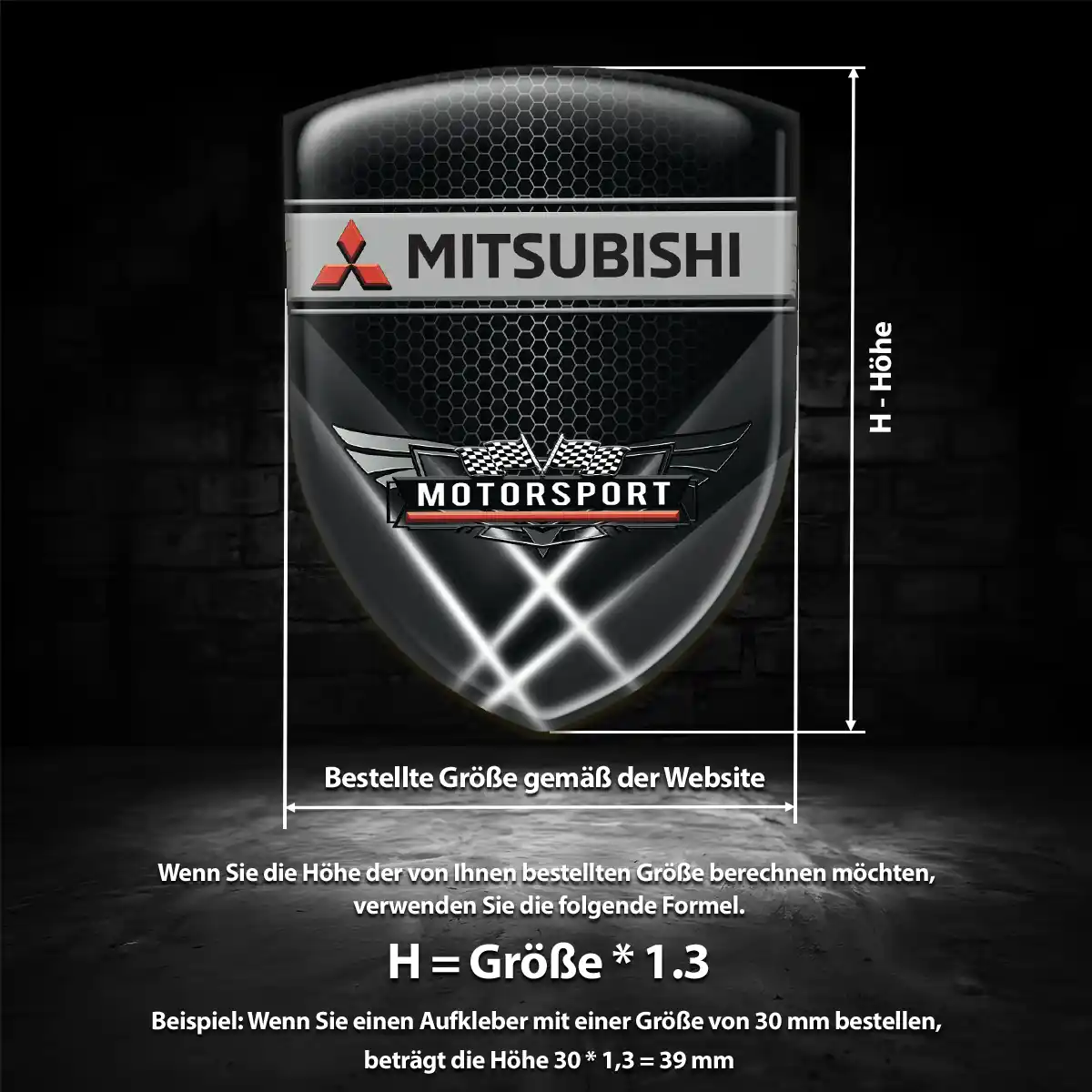 Mitsubishi Emblem Luxus-Edition