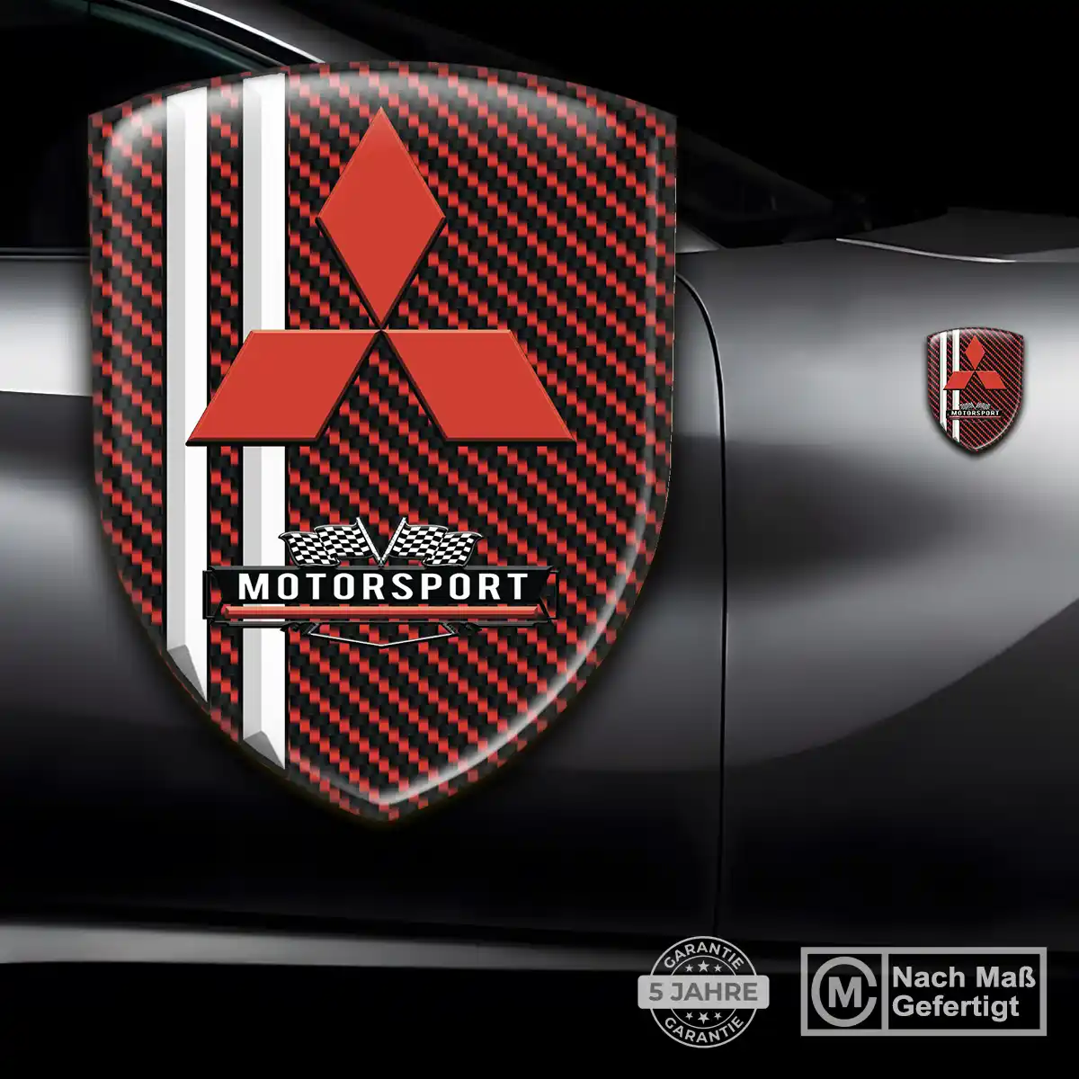Mitsubishi Emblem Stilvolles Design