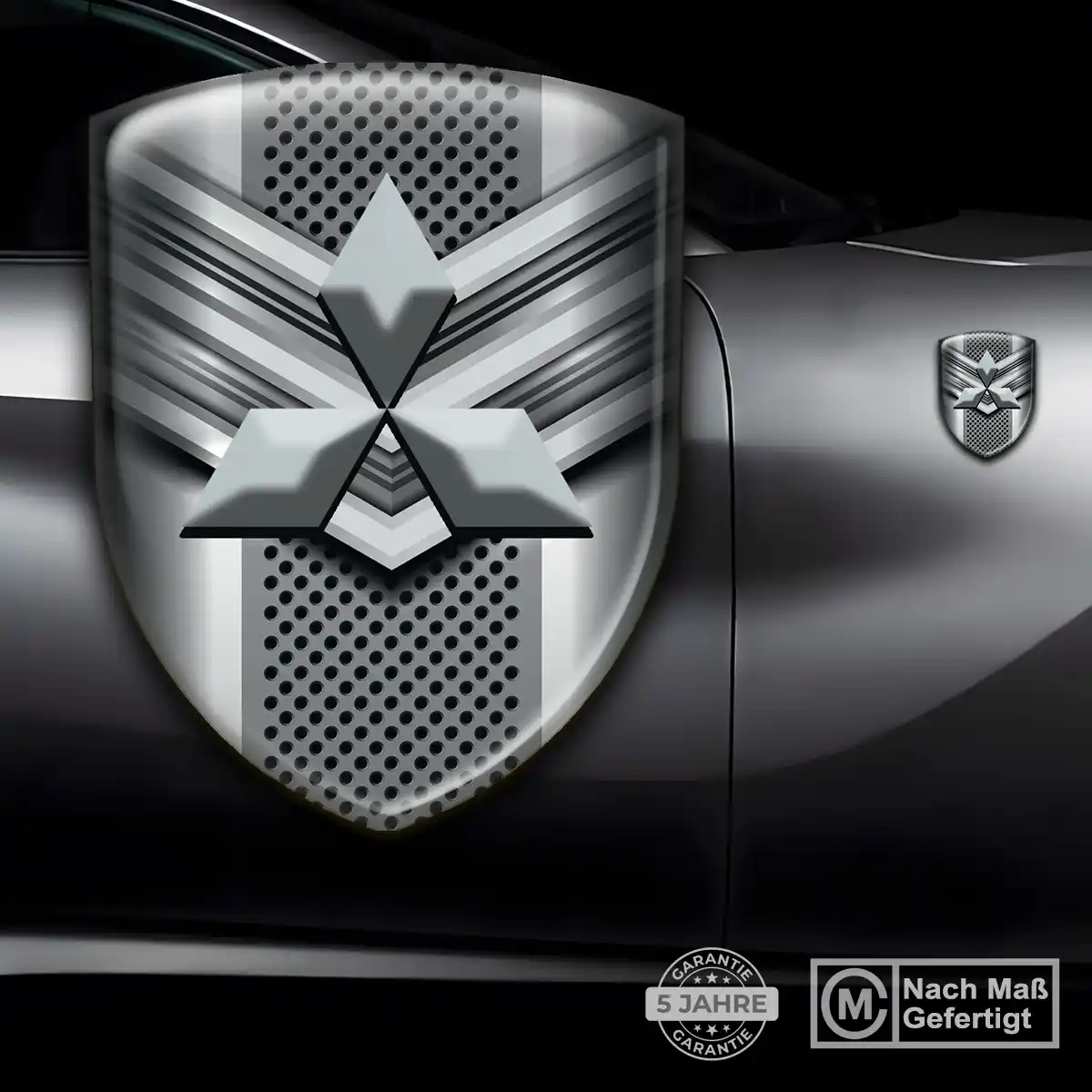 Mitsubishi Emblem Tuningfahrzeug