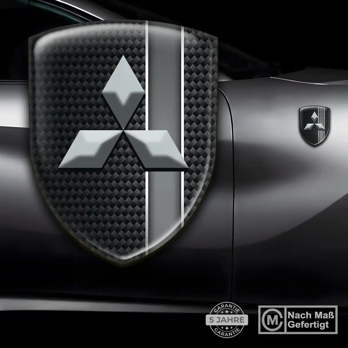 Mitsubishi Emblem Wappen Aufkleber Auto Exterieurdesign