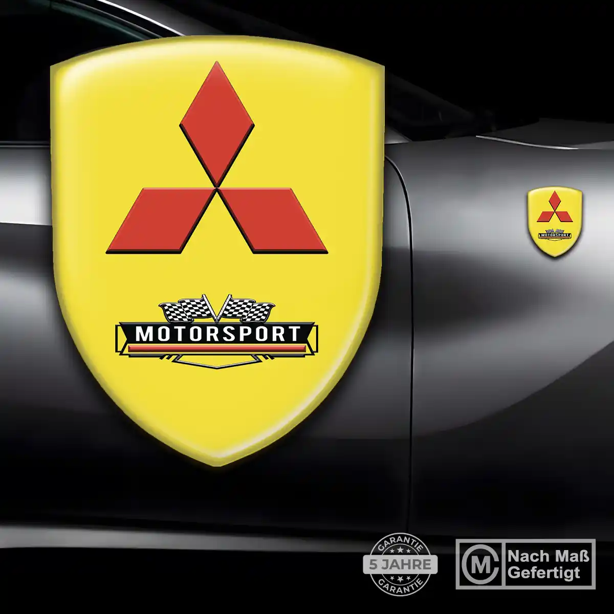 Mitsubishi Emblem Wappen Aufkleber Auto Limitierte Auflage