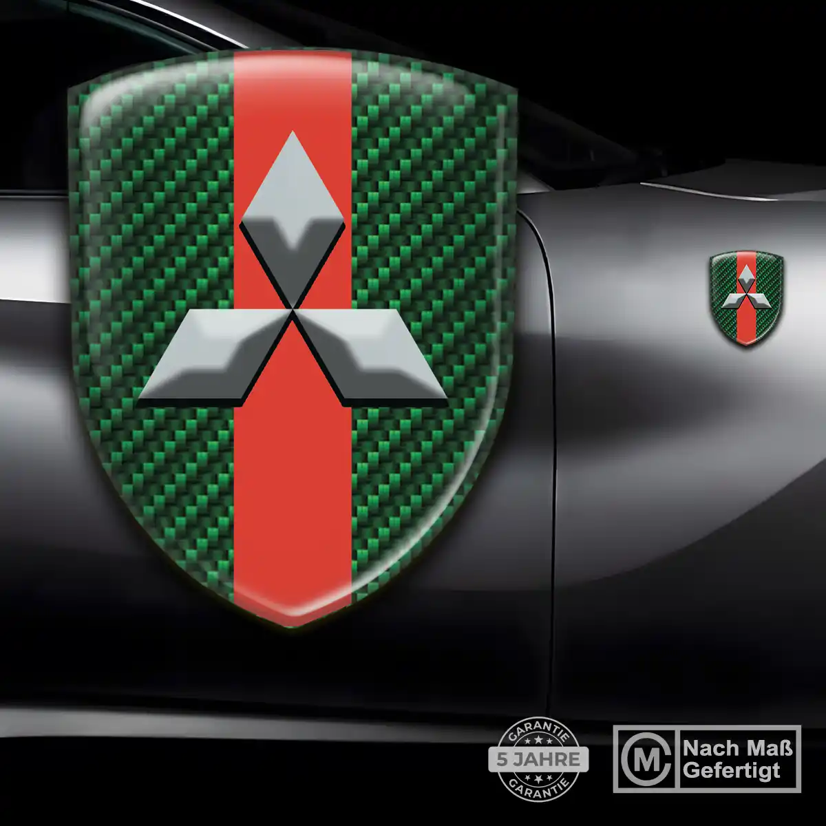 Mitsubishi Emblem Wappen Aufkleber Auto Premiumqualität