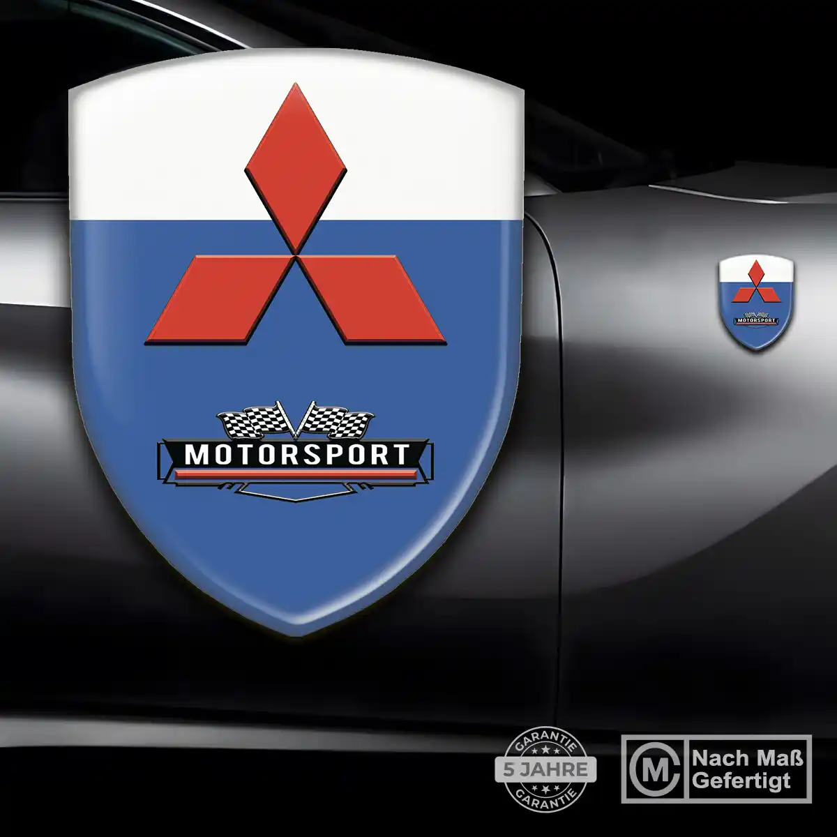 Mitsubishi Emblem Wappen Aufkleber Exterieurdesign