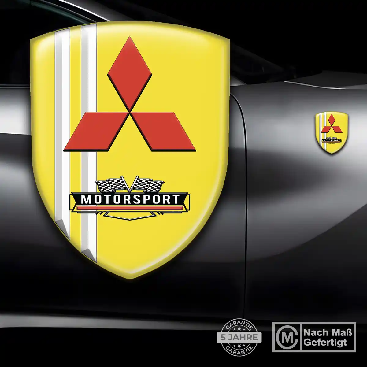 Mitsubishi Emblem Wappen Aufkleber Hohe Qualität