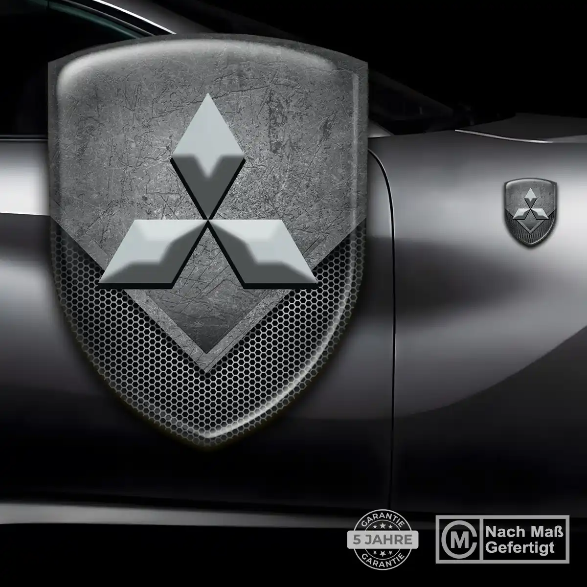 Mitsubishi Emblem Wappen Aufkleber Interieurdesign