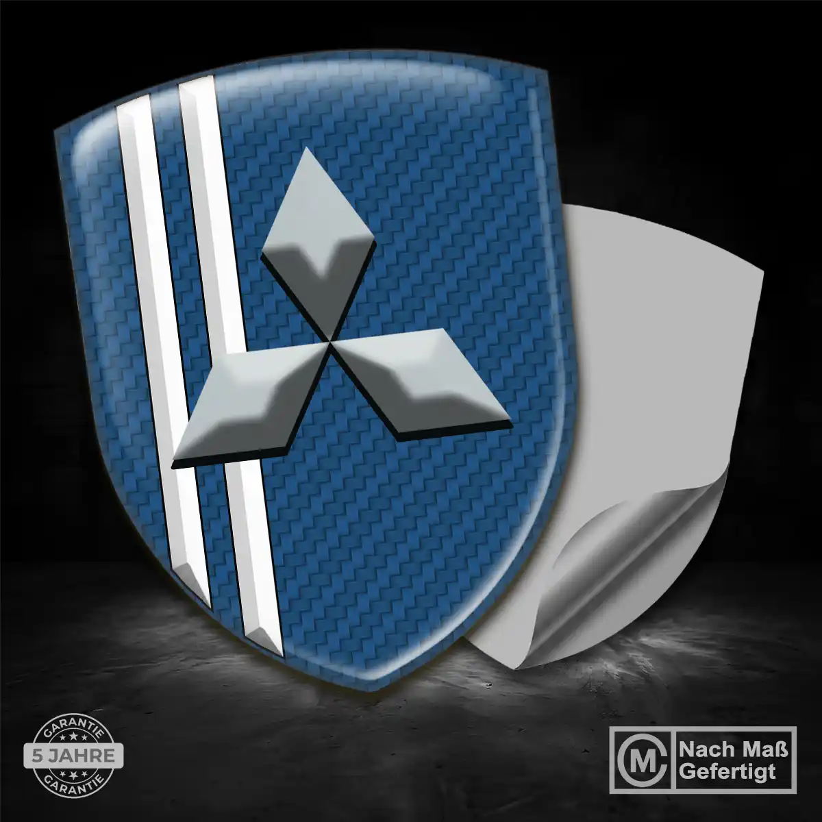 Mitsubishi Emblem Wappen Aufkleber Limitierte Auflage