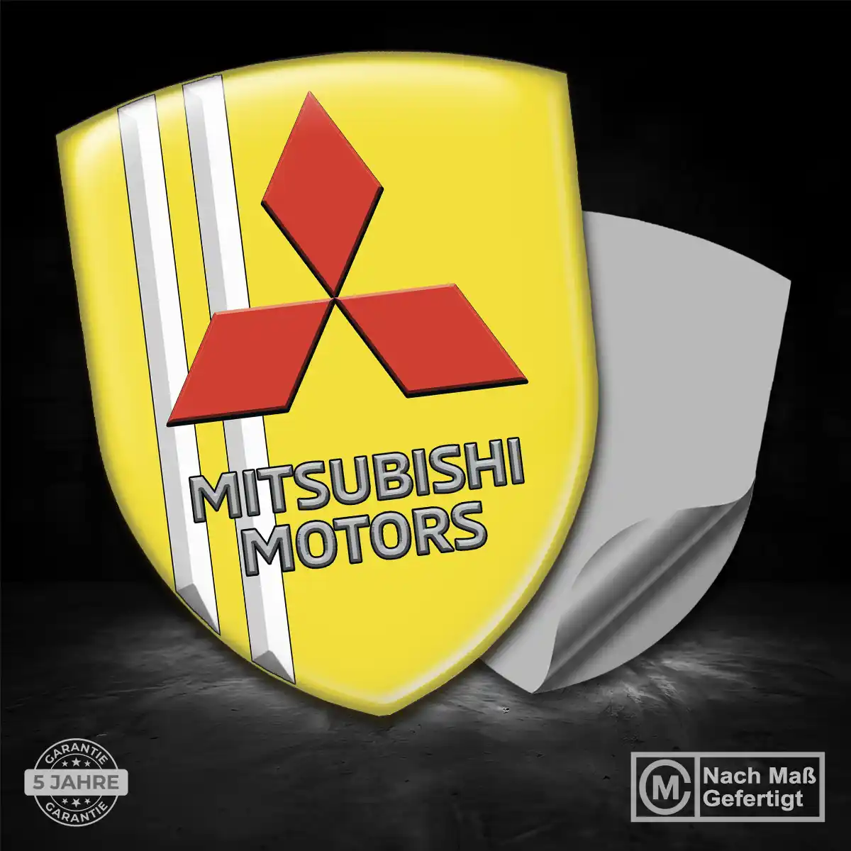 Mitsubishi Emblem Wappen Aufkleber Stilvolles Design