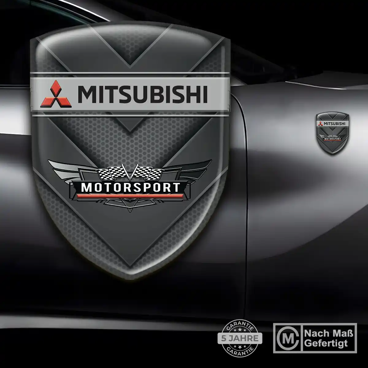 Mitsubishi Emblem Wappen Auto Exterieurdesign
