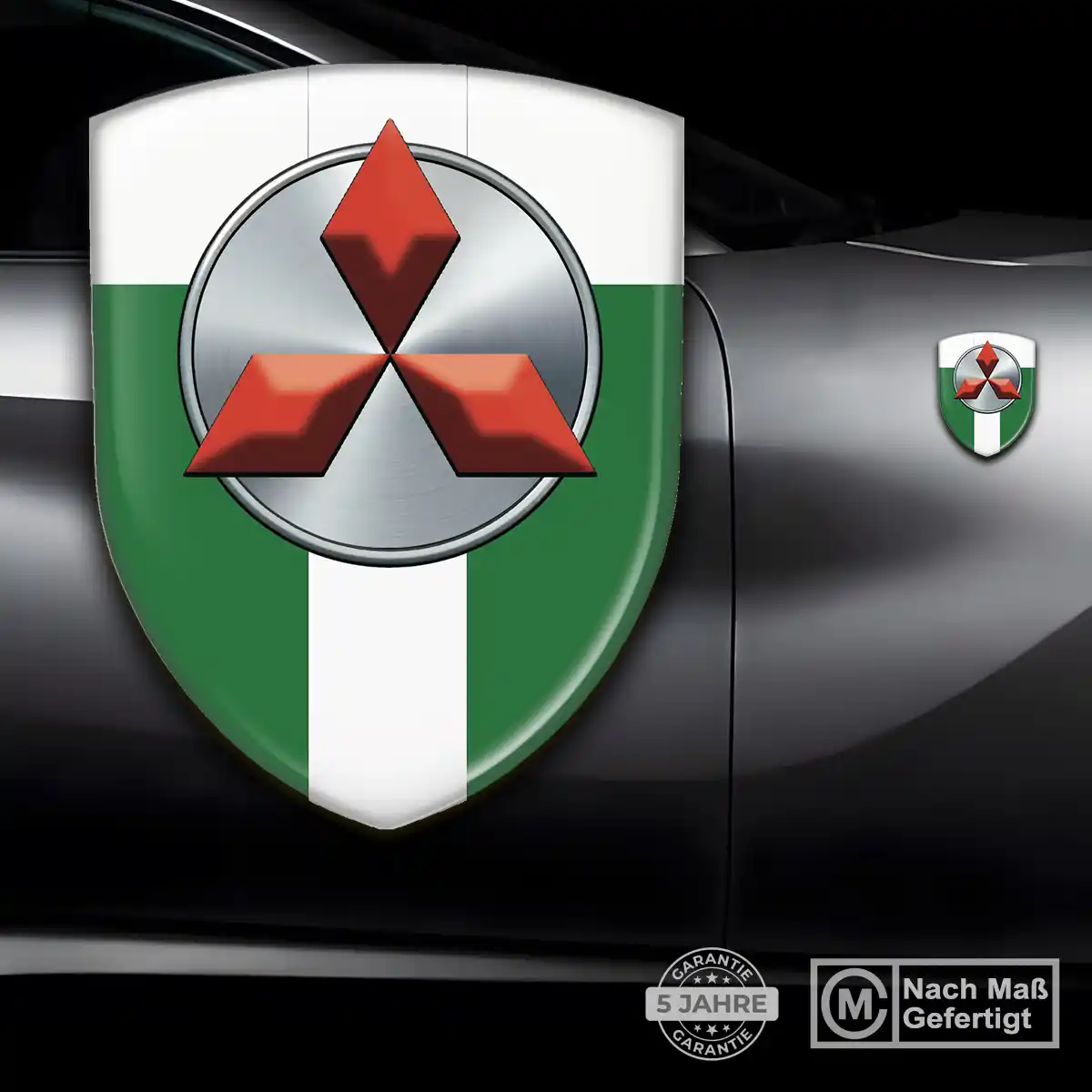 Mitsubishi Emblem Wappen Auto Hochwertiges Harz