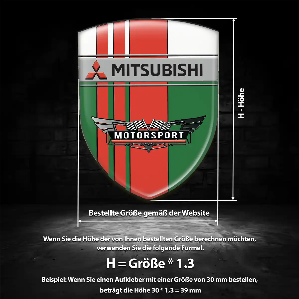 Mitsubishi Emblem Wappen Auto Hohe Qualität