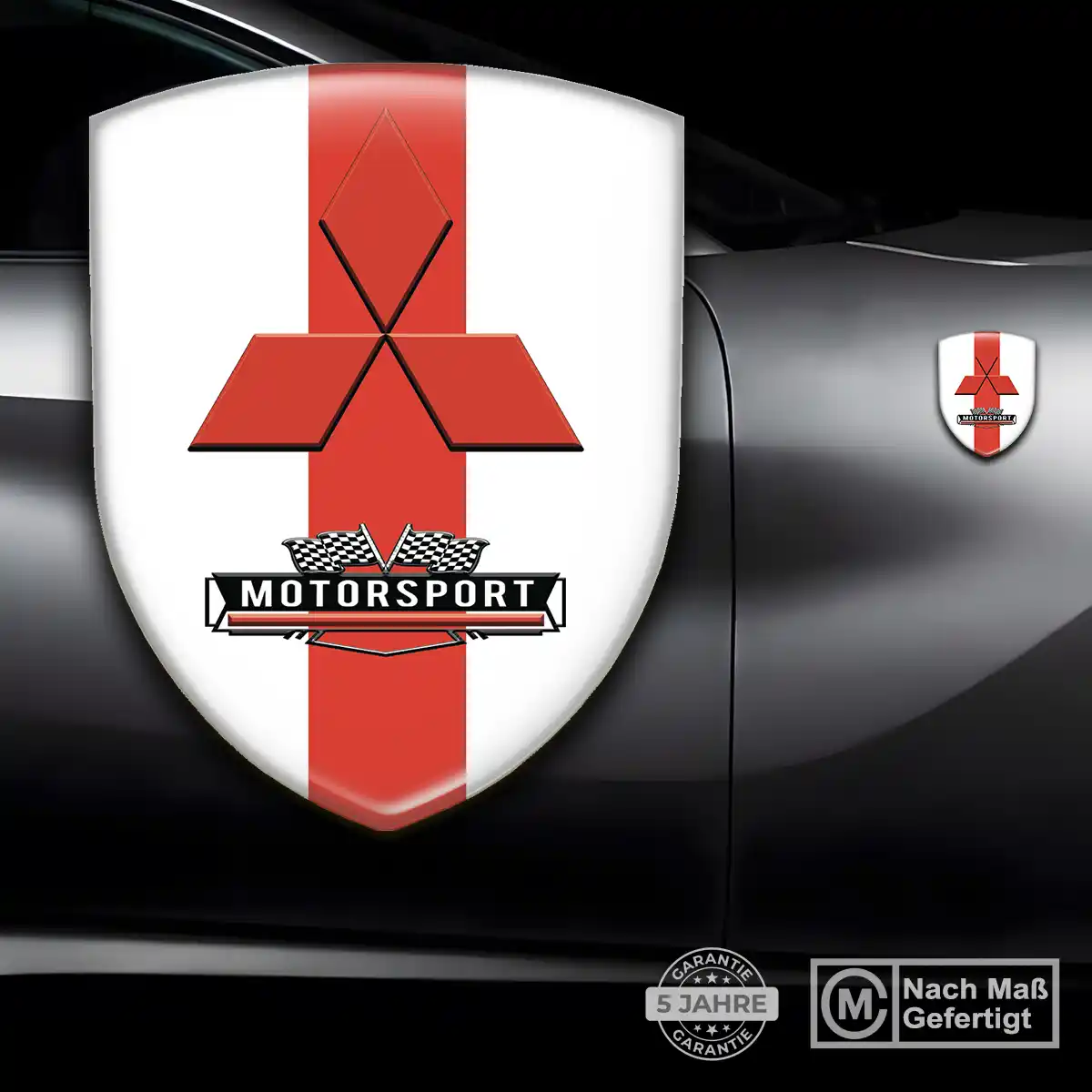 Mitsubishi Emblem Wappen Auto Interieurdesign