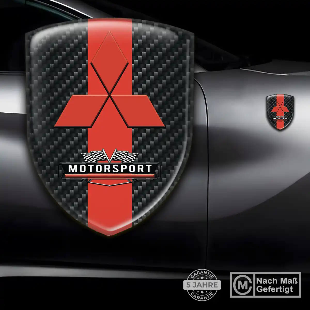 Mitsubishi Emblem Wappen Auto Premium-Edition