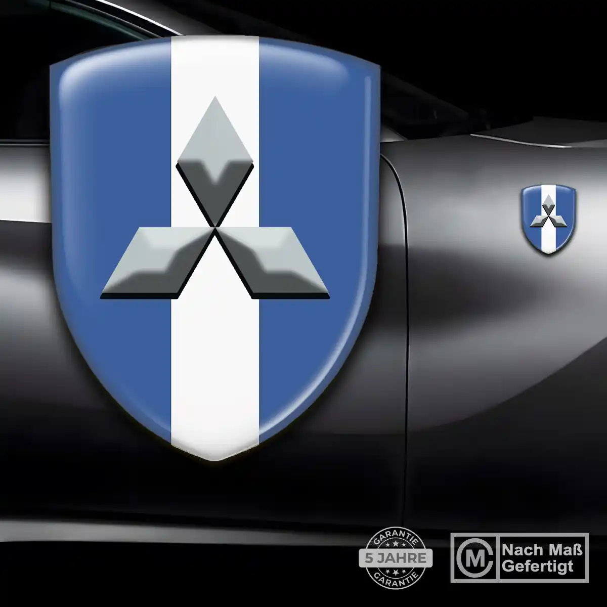 Mitsubishi Emblem Wappen Auto Stilvolles Design