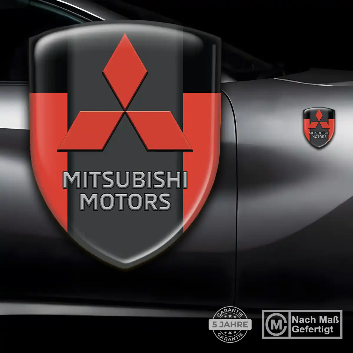 Mitsubishi Emblem Wappen Exterieurdesign