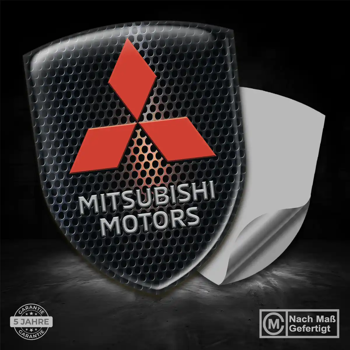 Mitsubishi Emblem Wappen Hochwertiges Harz