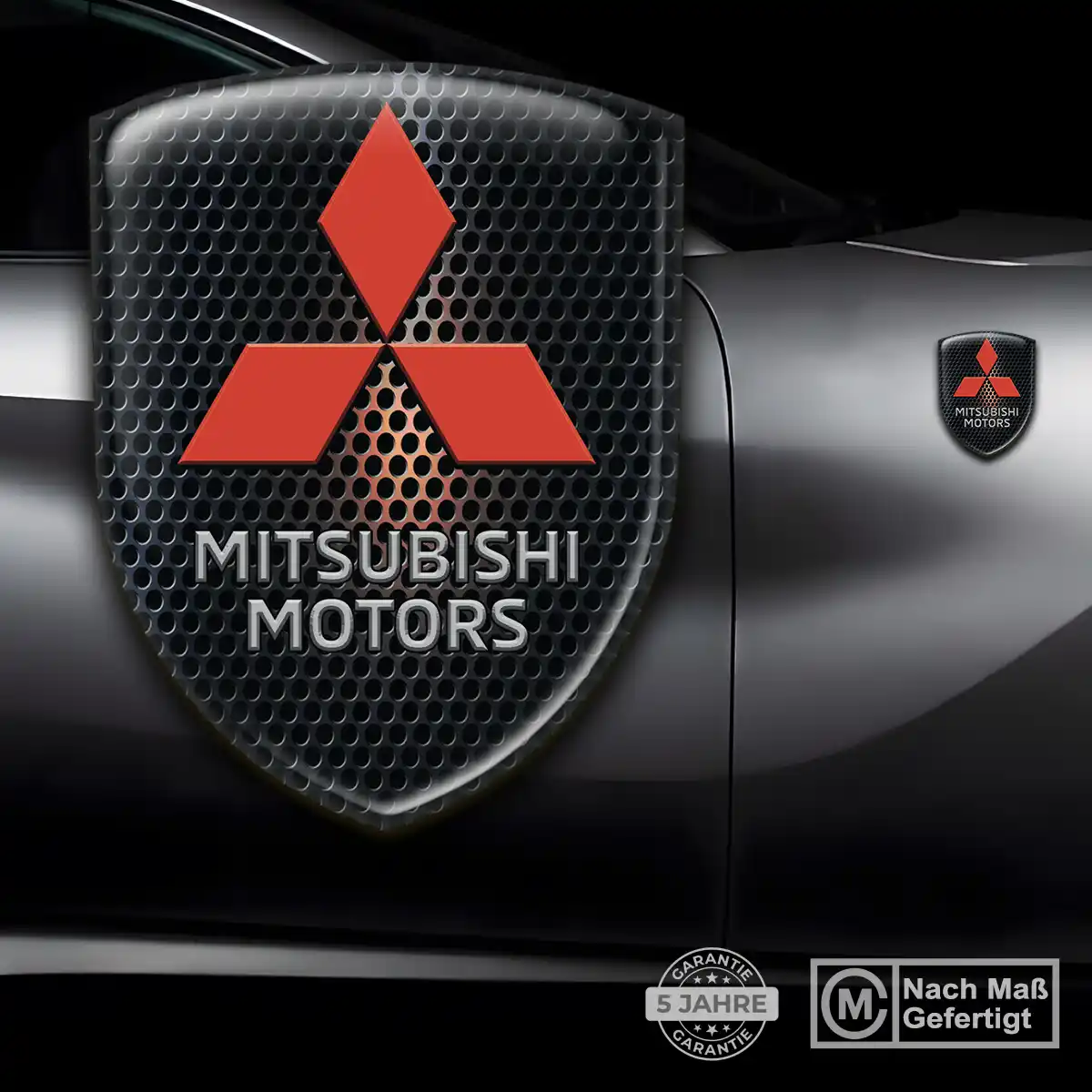Mitsubishi Emblem Wappen Hochwertiges Harz