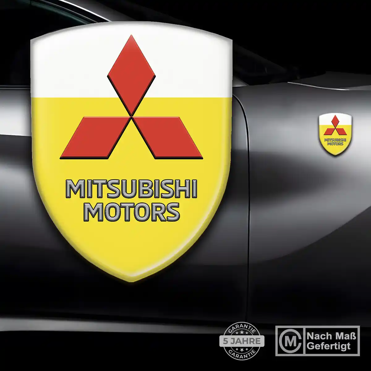 Mitsubishi Emblem Wappen Hohe Qualität