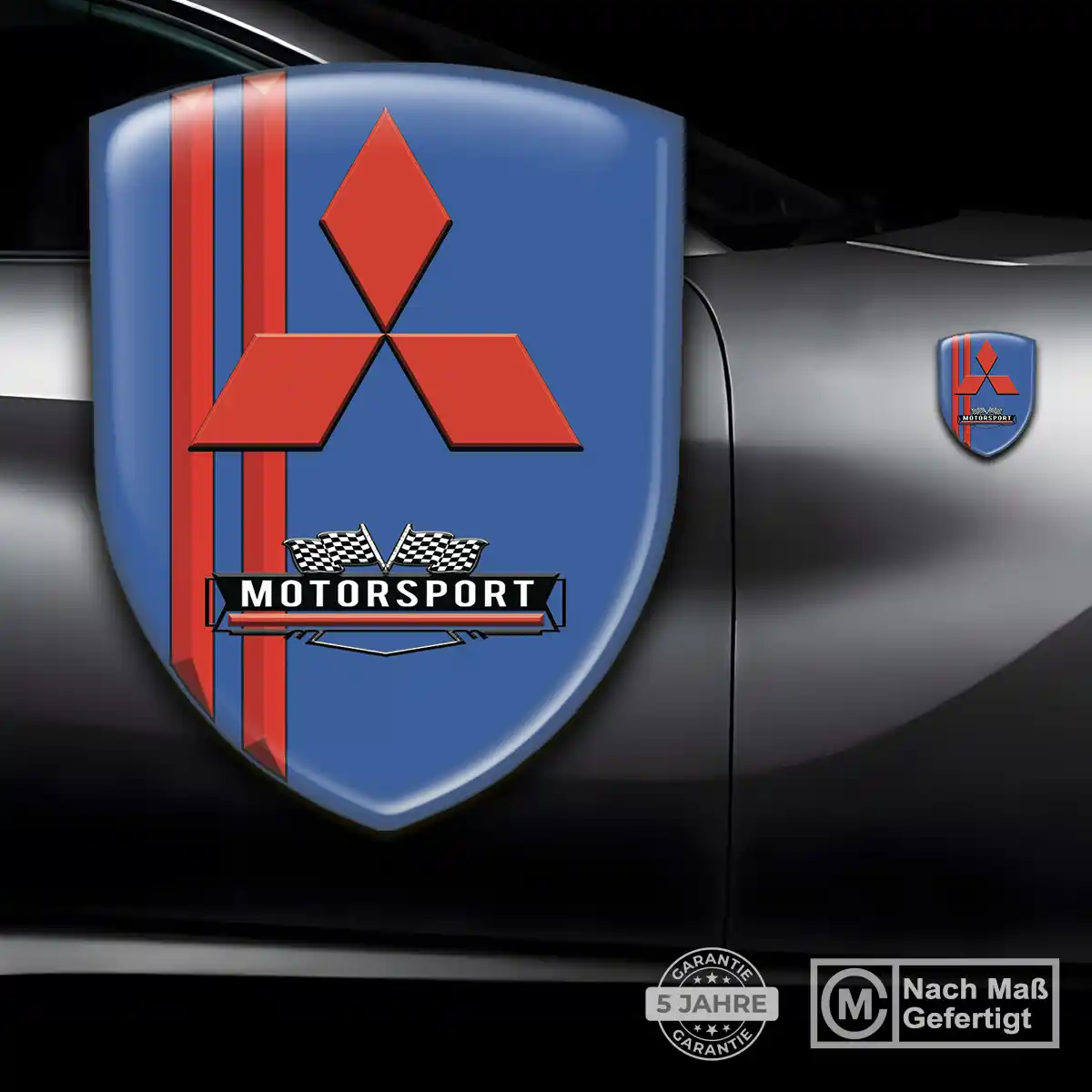 Mitsubishi Emblem Wappen Luxus-Edition