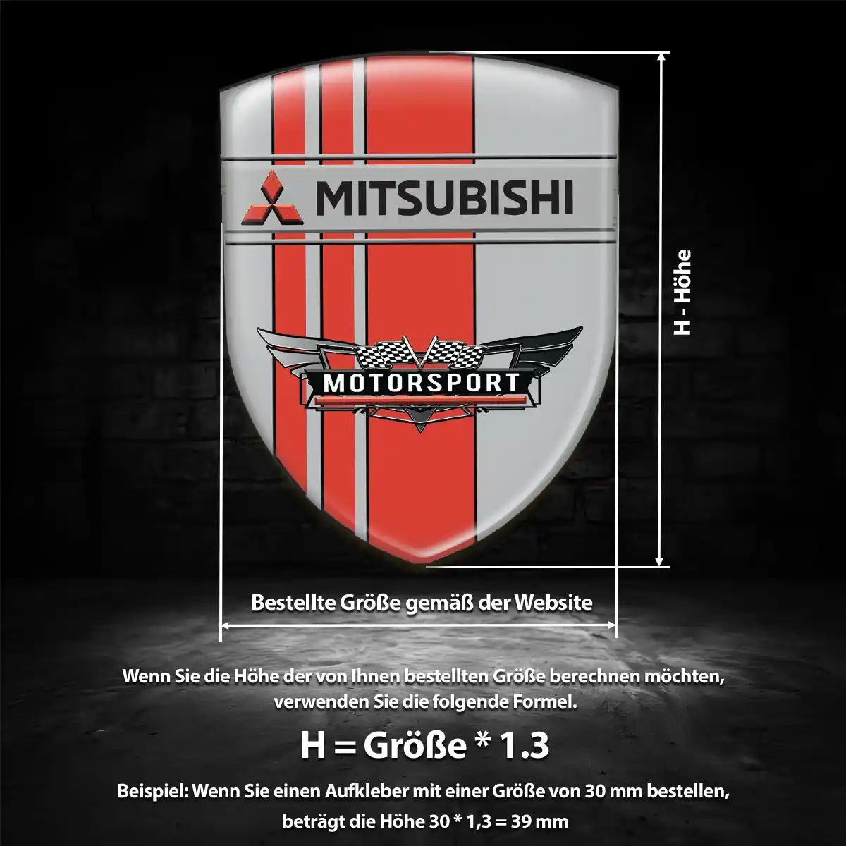 Mitsubishi Emblem Wappen Stilvolles Design