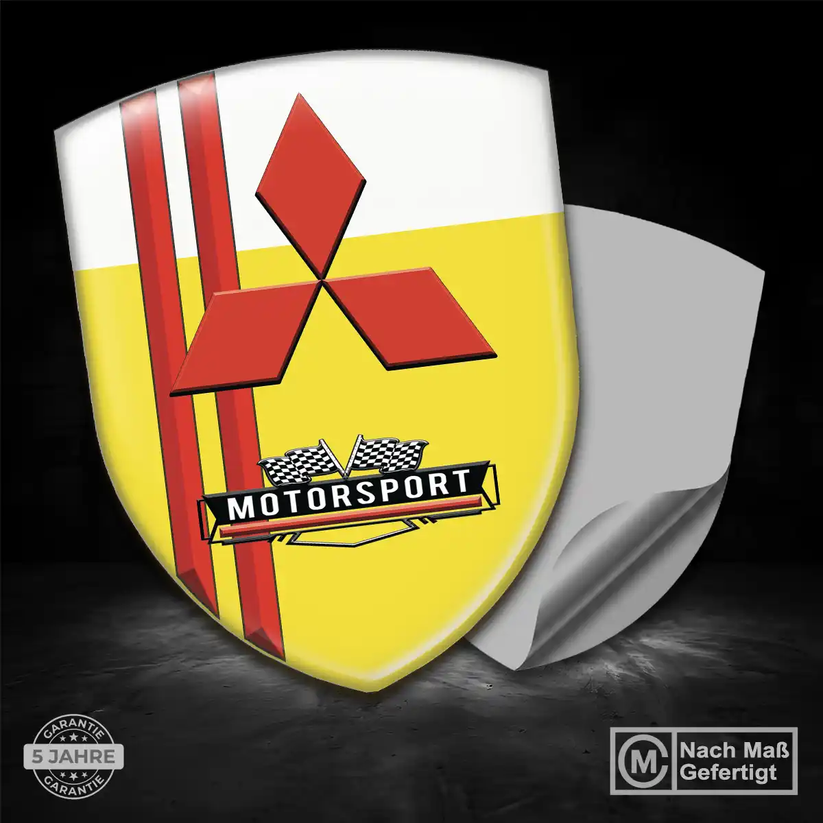 Mitsubishi Embleme Auto Exterieurdesign