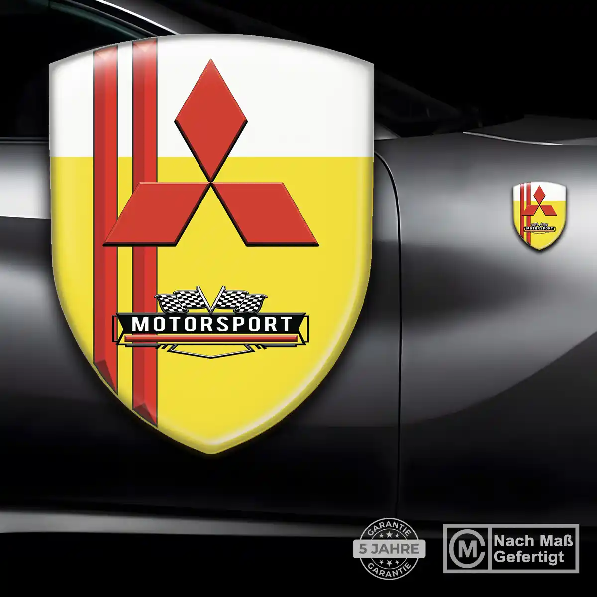 Mitsubishi Embleme Auto Exterieurdesign