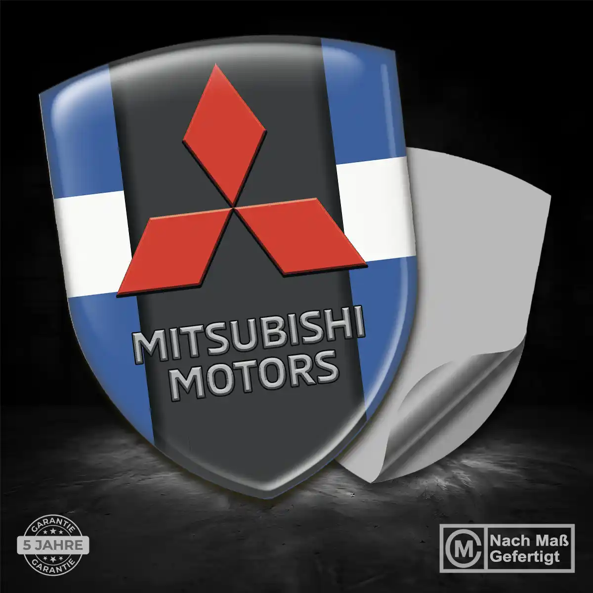 Mitsubishi Embleme Auto Interieurdesign