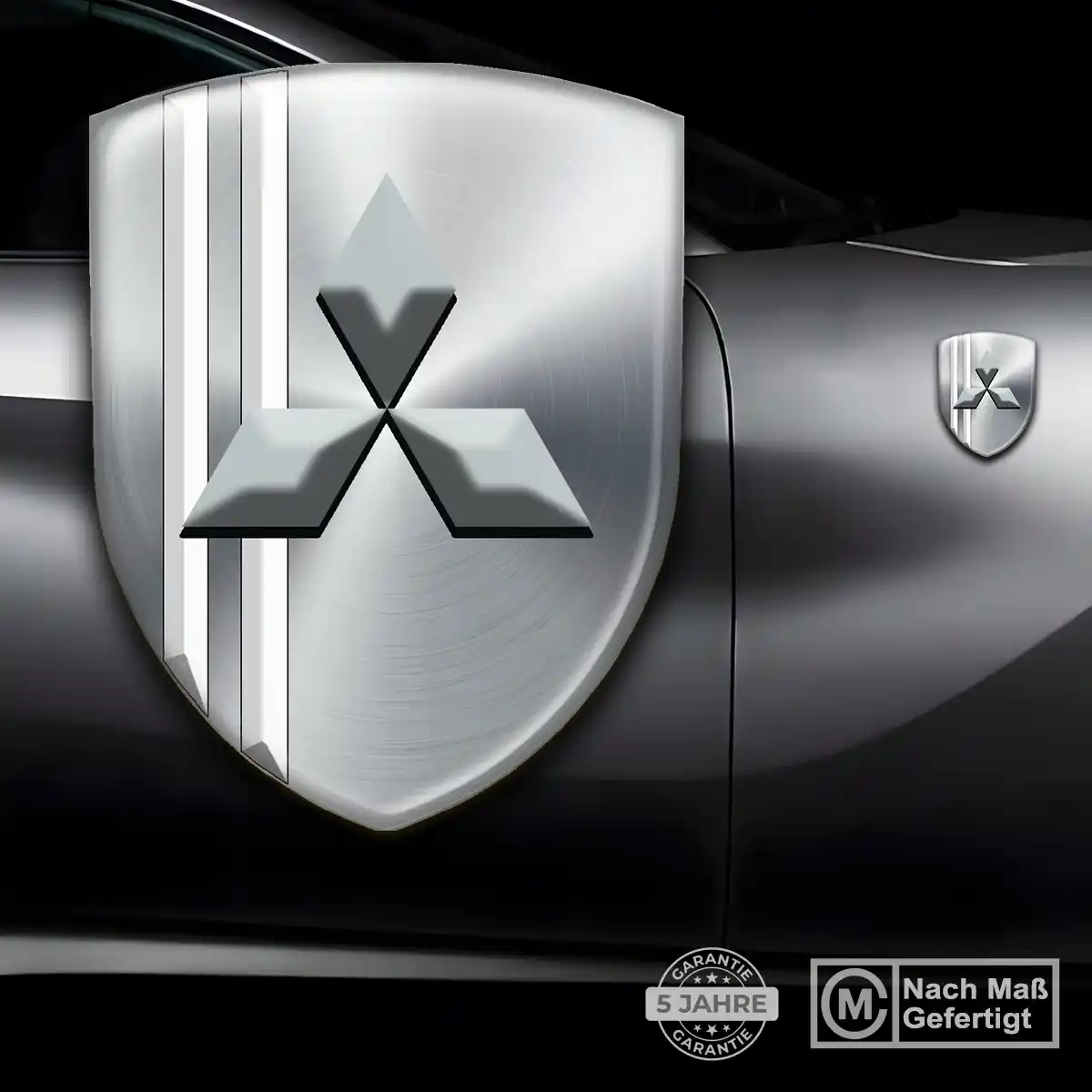 Mitsubishi Embleme Auto Limitierte Auflage