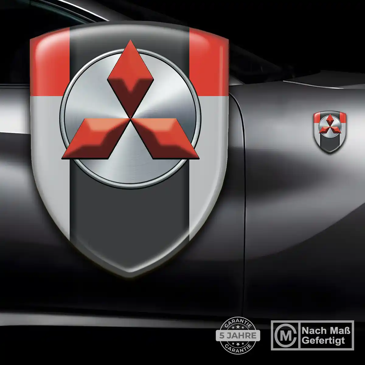 Mitsubishi Embleme Auto Premiumqualität
