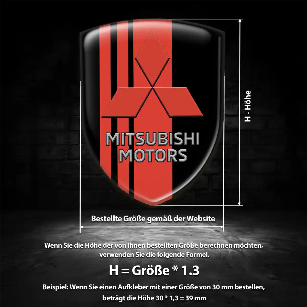 Mitsubishi Embleme Exterieurdesign