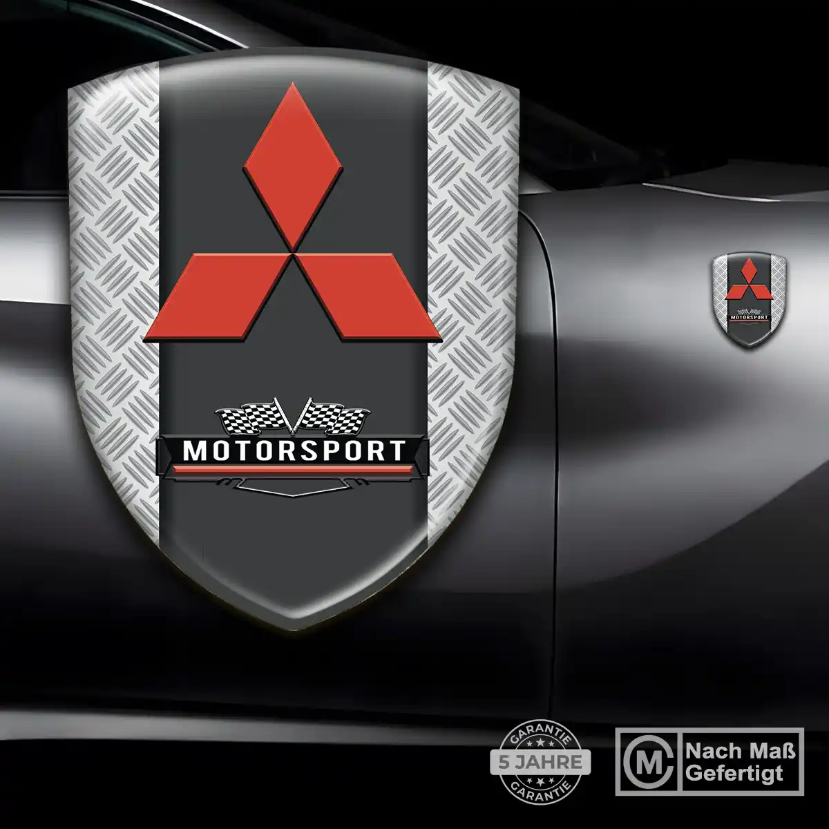 Mitsubishi Embleme Hochwertiges Harz