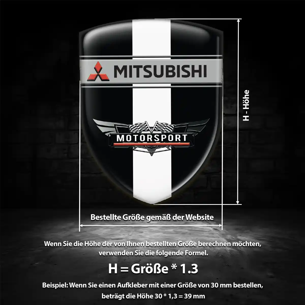 Mitsubishi Embleme Interieurdesign