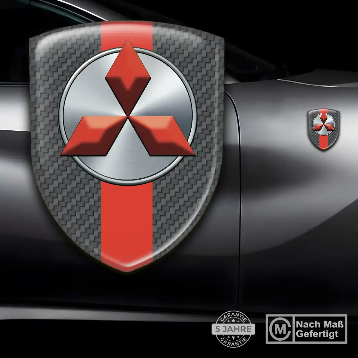Mitsubishi Embleme Luxus-Edition