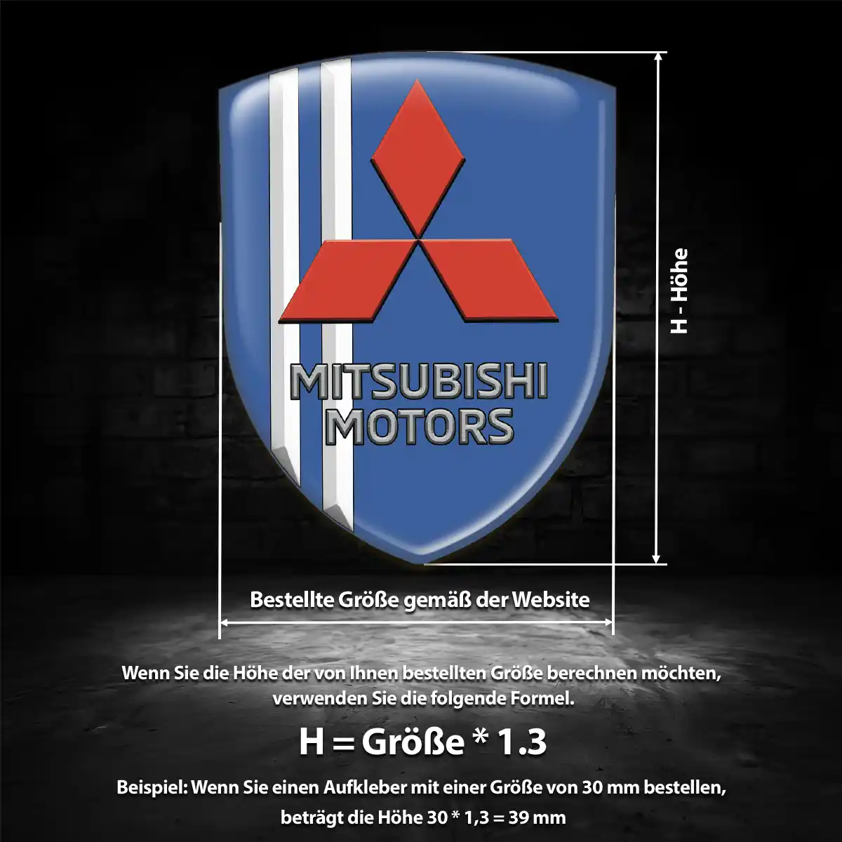 Mitsubishi Embleme Premium-Edition