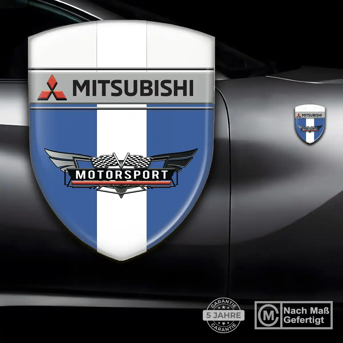 Mitsubishi Embleme Silikon Aufkleber Auto Exterieurdesign