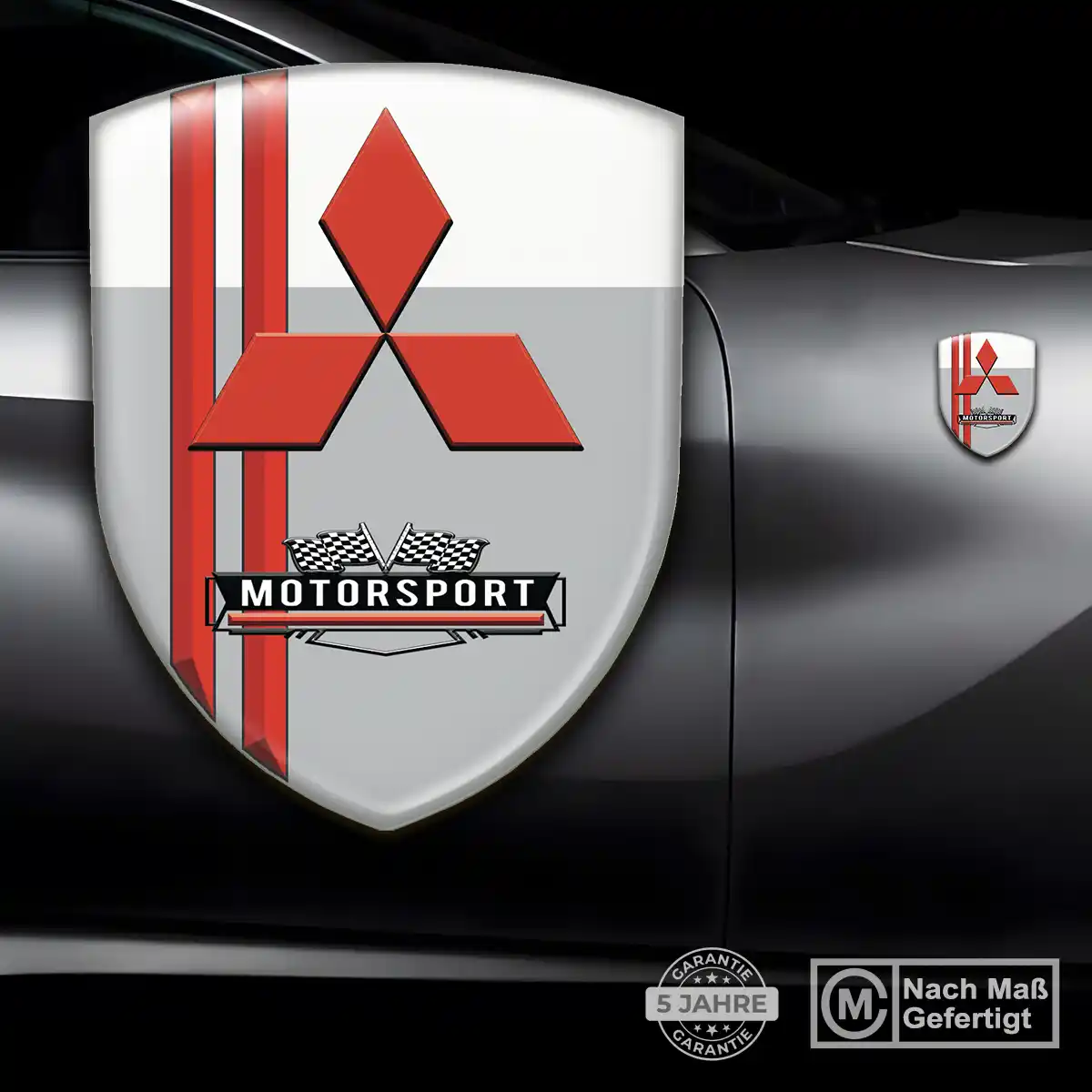 Mitsubishi Embleme Silikon Aufkleber Auto Interieurdesign