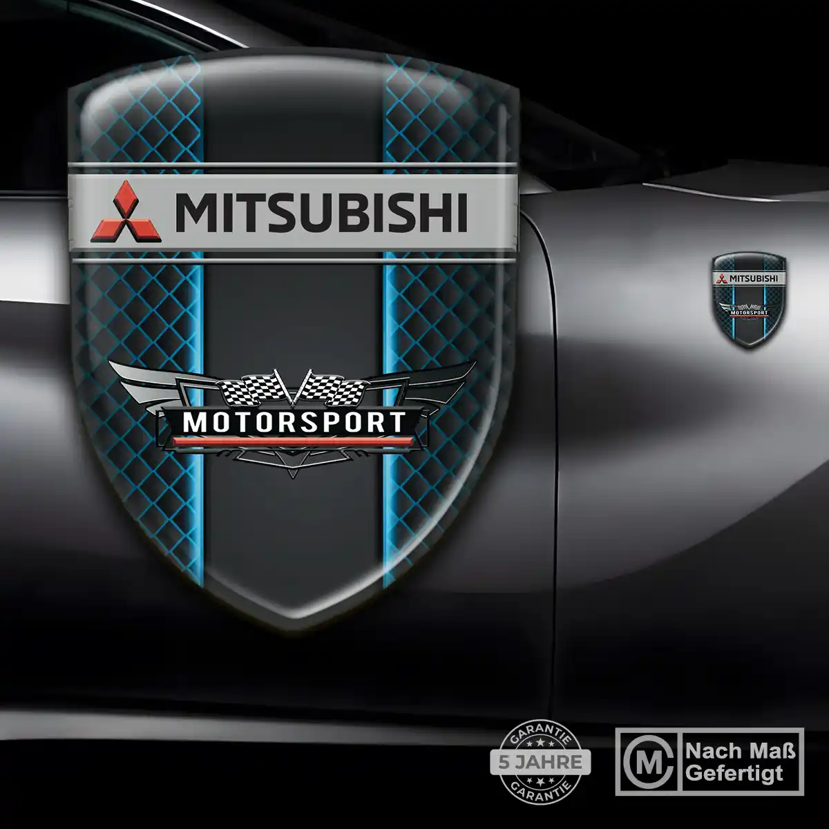 Mitsubishi Embleme Silikon Aufkleber Auto Luxus-Edition