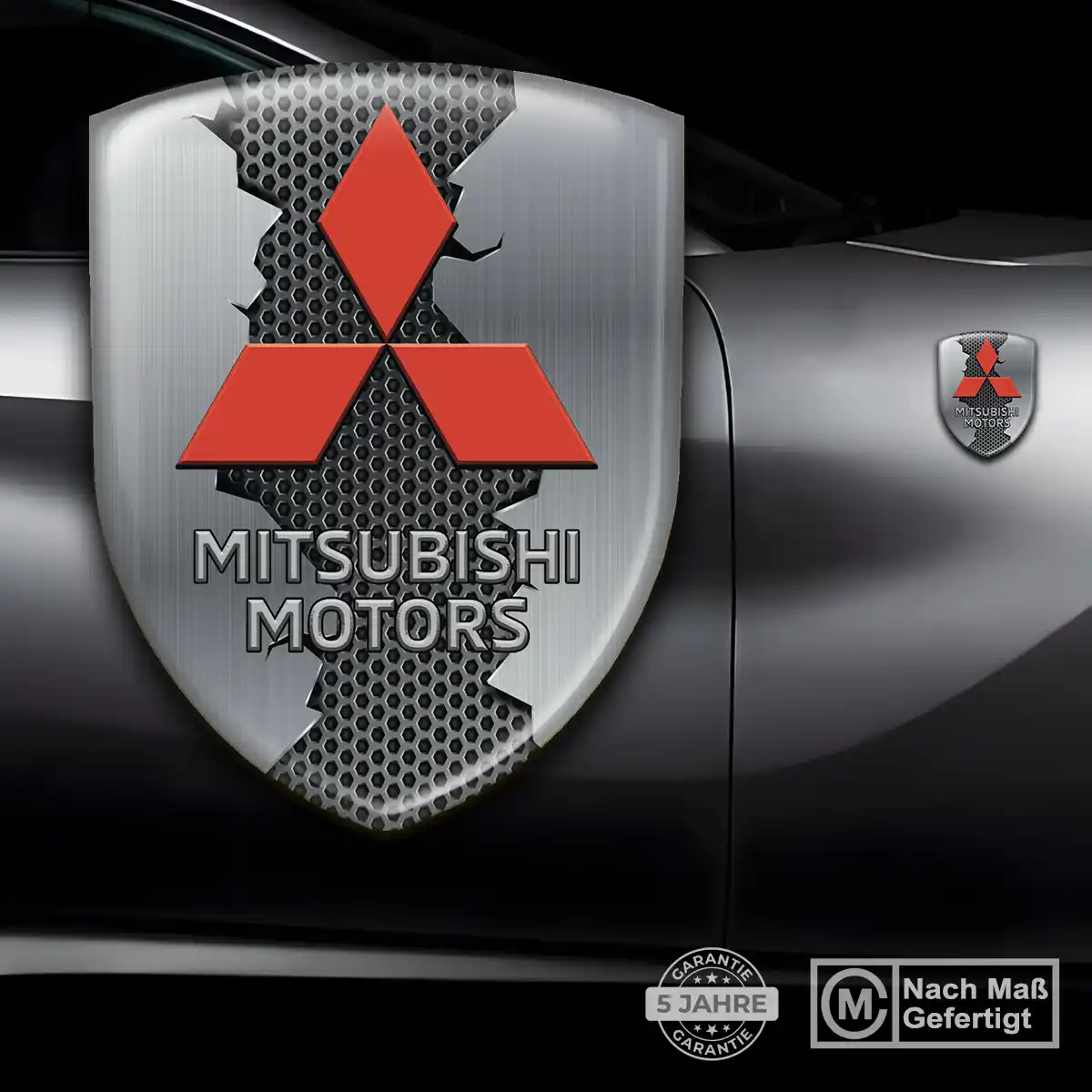 Mitsubishi Embleme Stilvolles Design